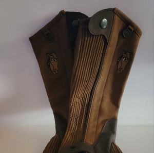 Childs Synthetic Luxury Half Chaps